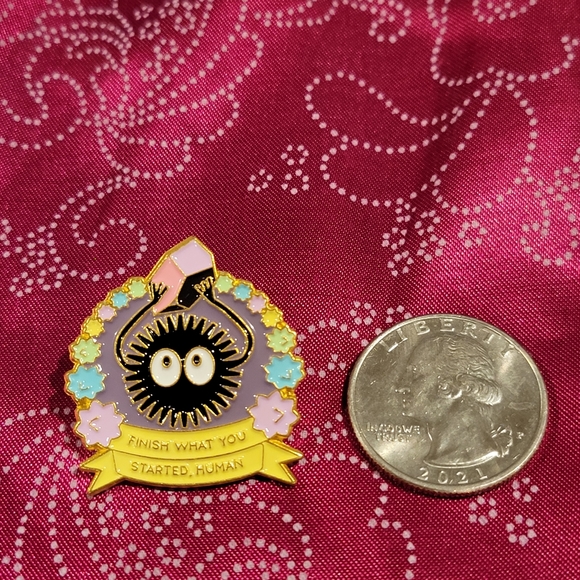 Studio Ghibli Soot Sprite pin - Picture 2 of 2